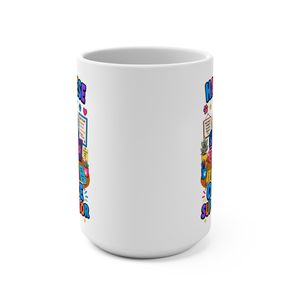 Havanese Office Supervisor Mug - Funny Work From Home Dog Coffee Cup - Havanese Owner and Coworker Gift