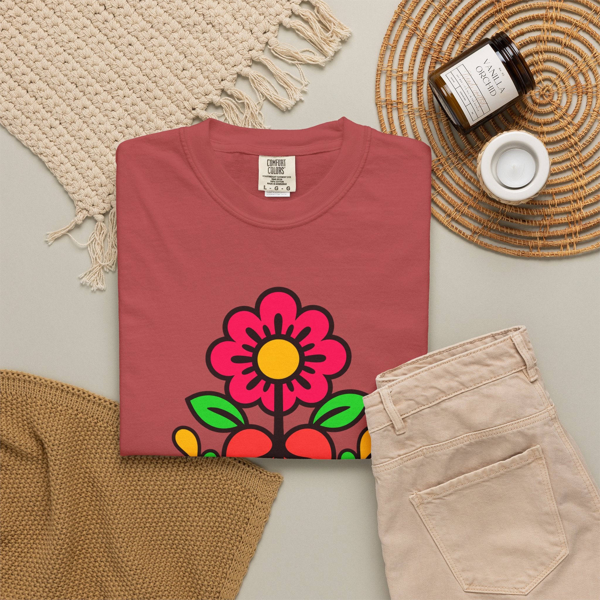 Raíces Fuertes Latino Heritage Heavyweight Tee 🌺❤️