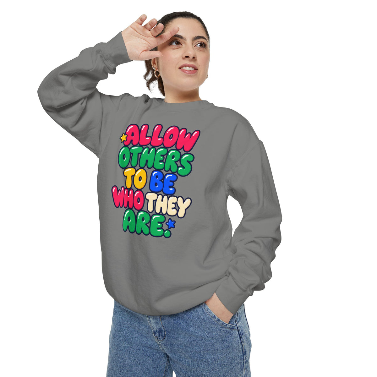 Allow Others to Be Who They Are Sweatshirt | Kindness & Acceptance Crewneck 🌼💛