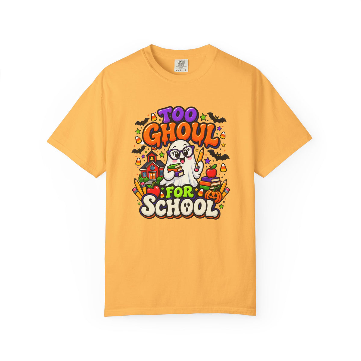 Too Ghoul for School T-Shirt — Cute Halloween Ghost Back-to-School Tee