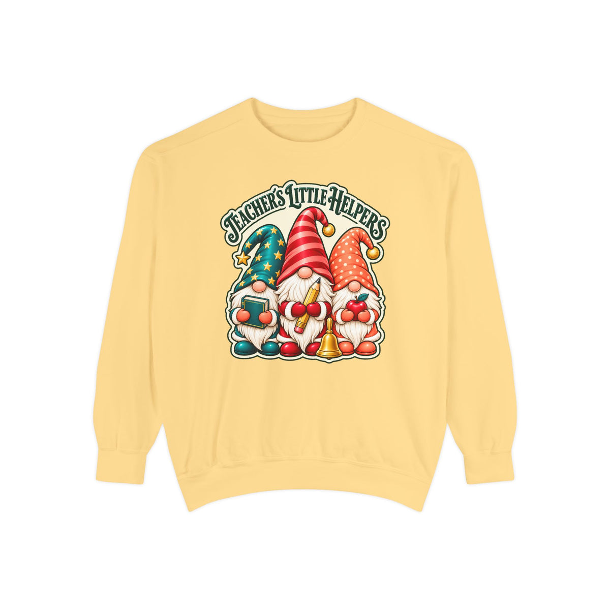 Teachers Little Helpers Gnome Christmas Sweatshirt