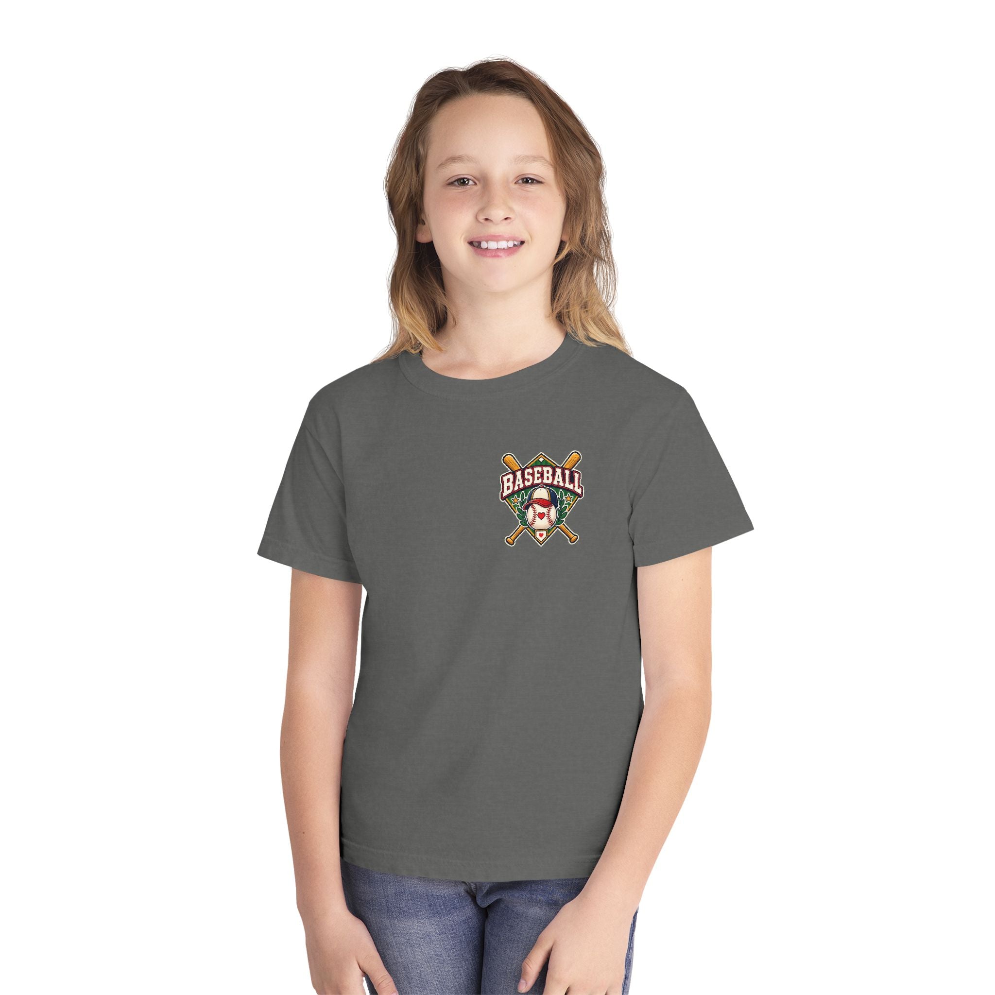 Vintage Baseball Youth Comfort Colors® Tee ⚾️