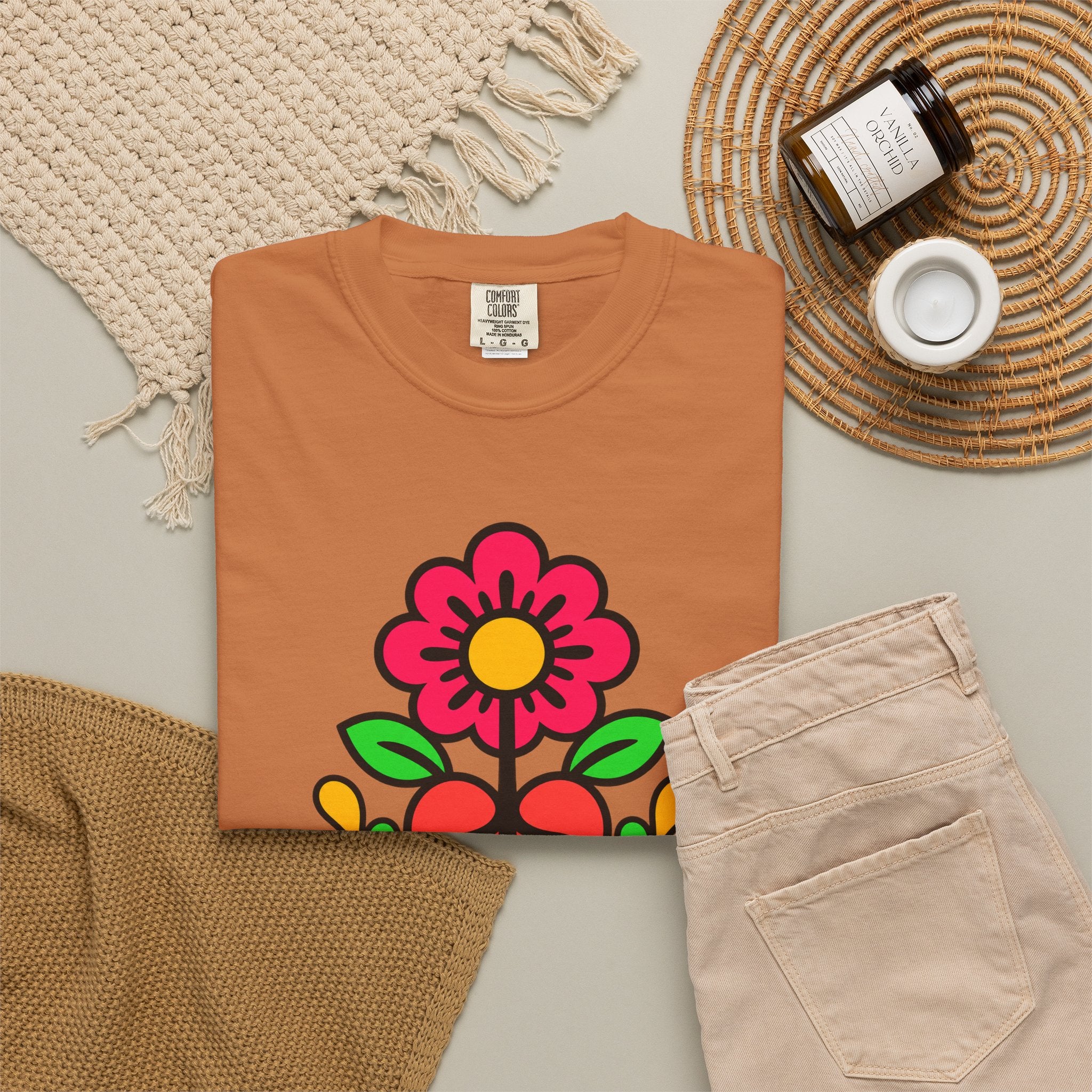 Raíces Fuertes Latino Heritage Heavyweight Tee 🌺❤️