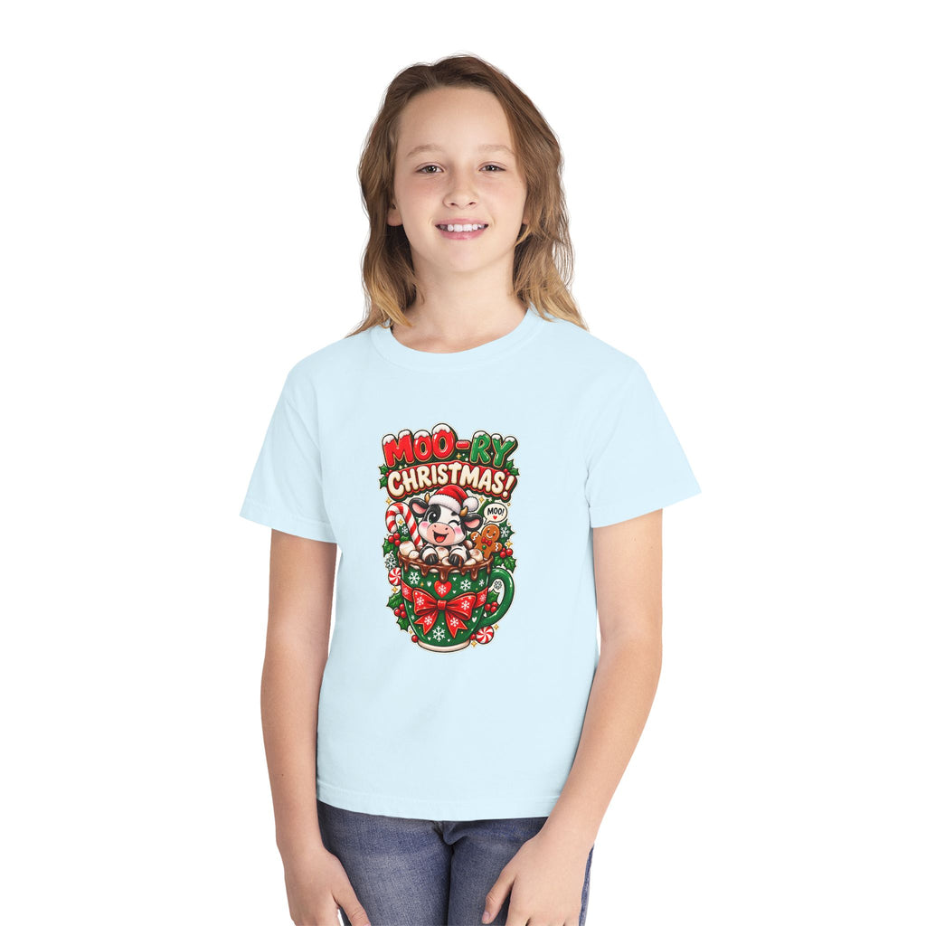 MOO-RY Christmas Youth Tee