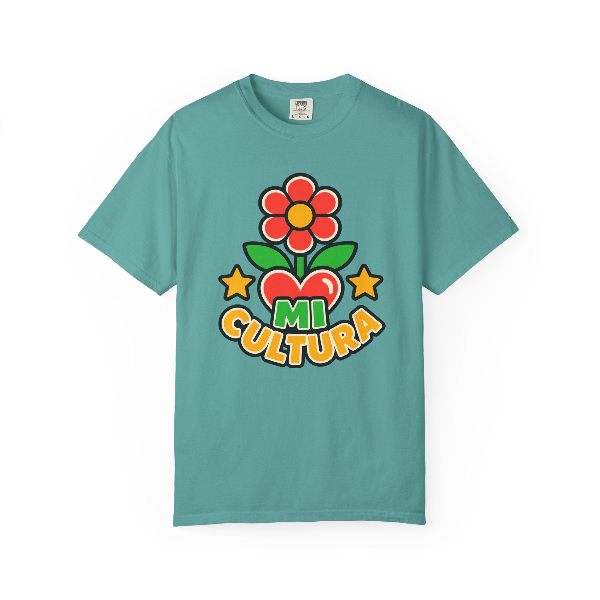 Mi Cultura Latino Heritage Heavyweight Tee 🌺❤️