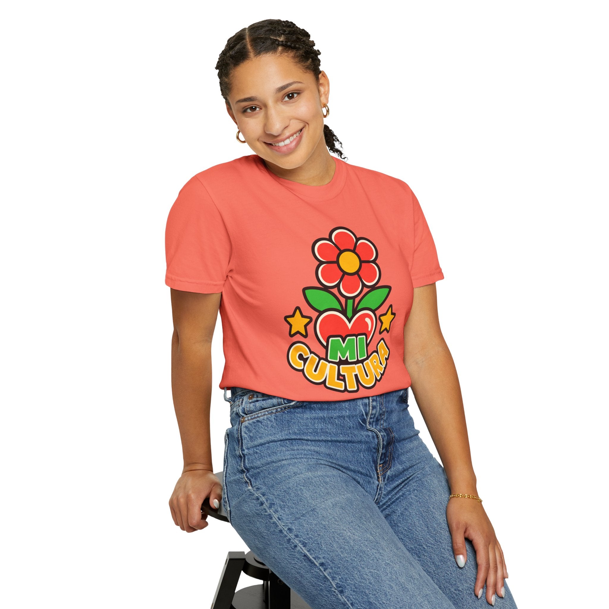 Mi Cultura Latino Heritage Heavyweight Tee 🌺❤️