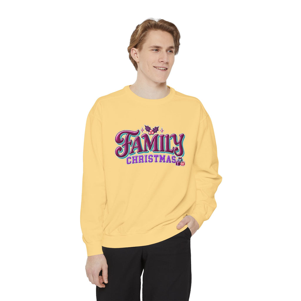 Family Christmas Retro Holiday Sweatshirt