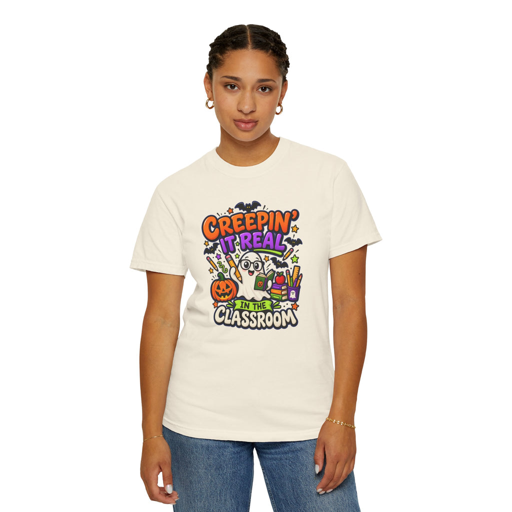 Creepin' It Real in the Classroom Halloween T-Shirt