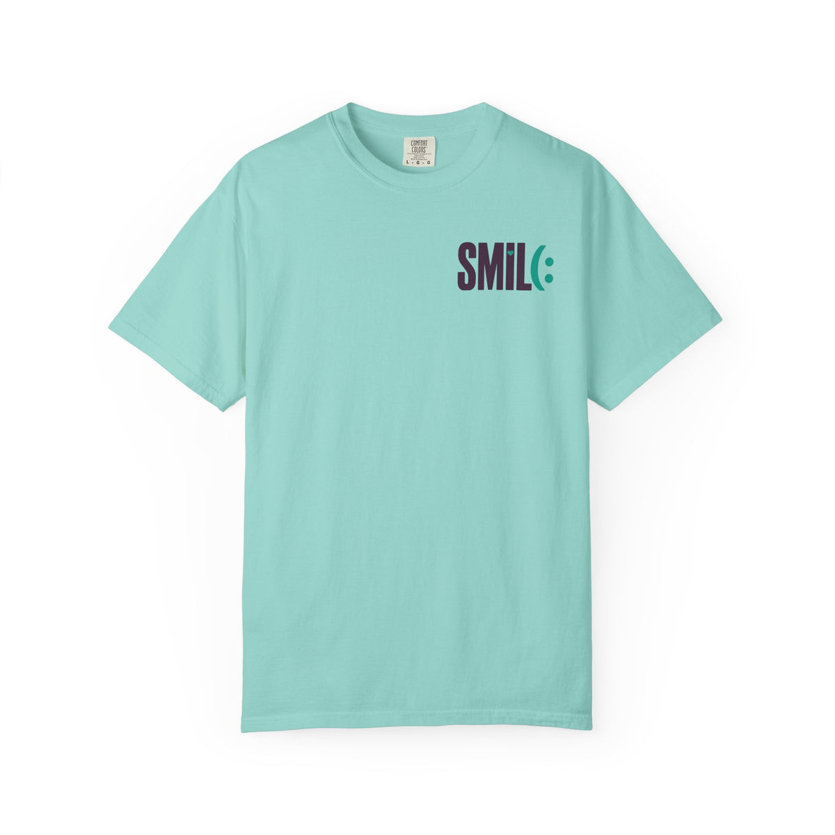 SMILE IT’S FREE! Front and Back Garment-Dyed Tee