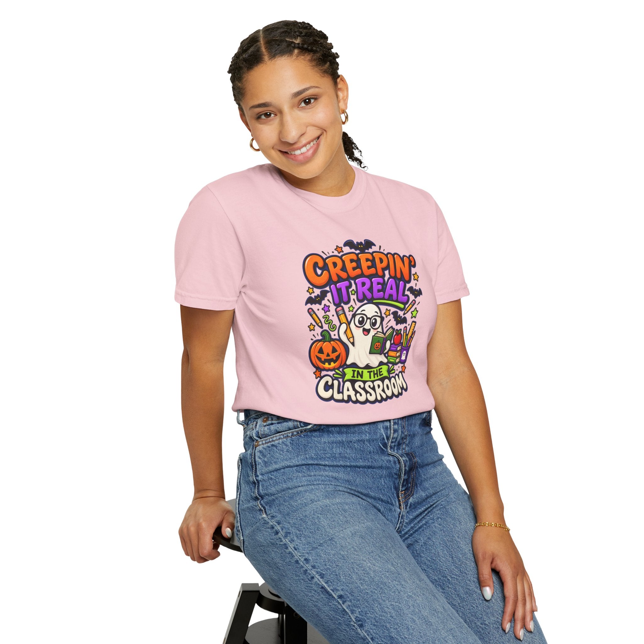 Creepin' It Real in the Classroom Halloween T-Shirt