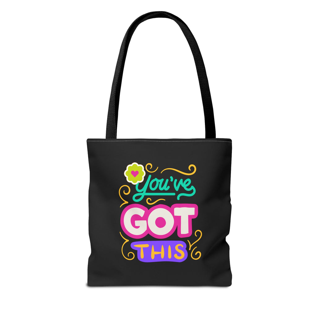 Hello Fresh Start / You've Got This" Retro Two-Sided Tote Bag