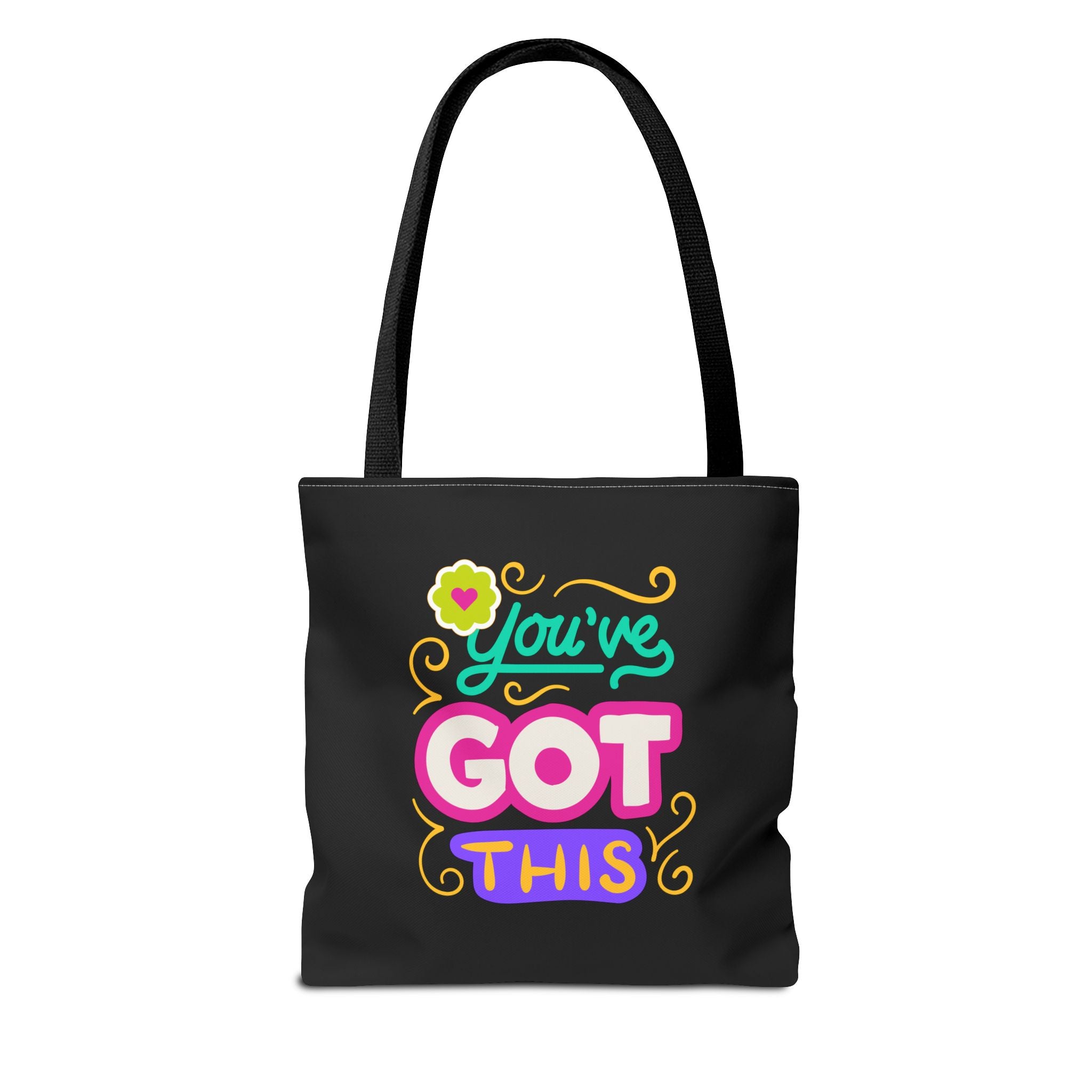 Hello Fresh Start / You've Got This" Retro Two-Sided Tote Bag