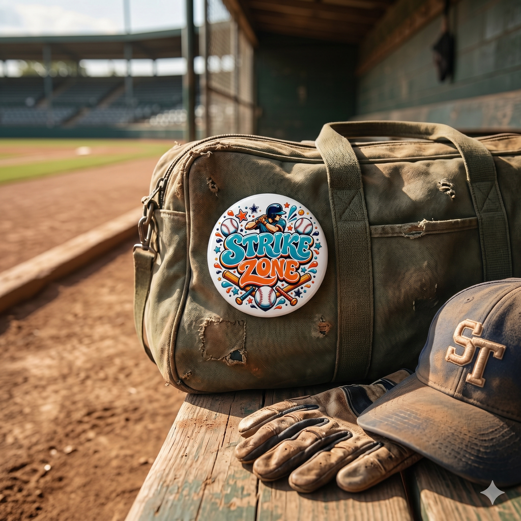 "Strike Zone Baseball" — Team Spirit Pin