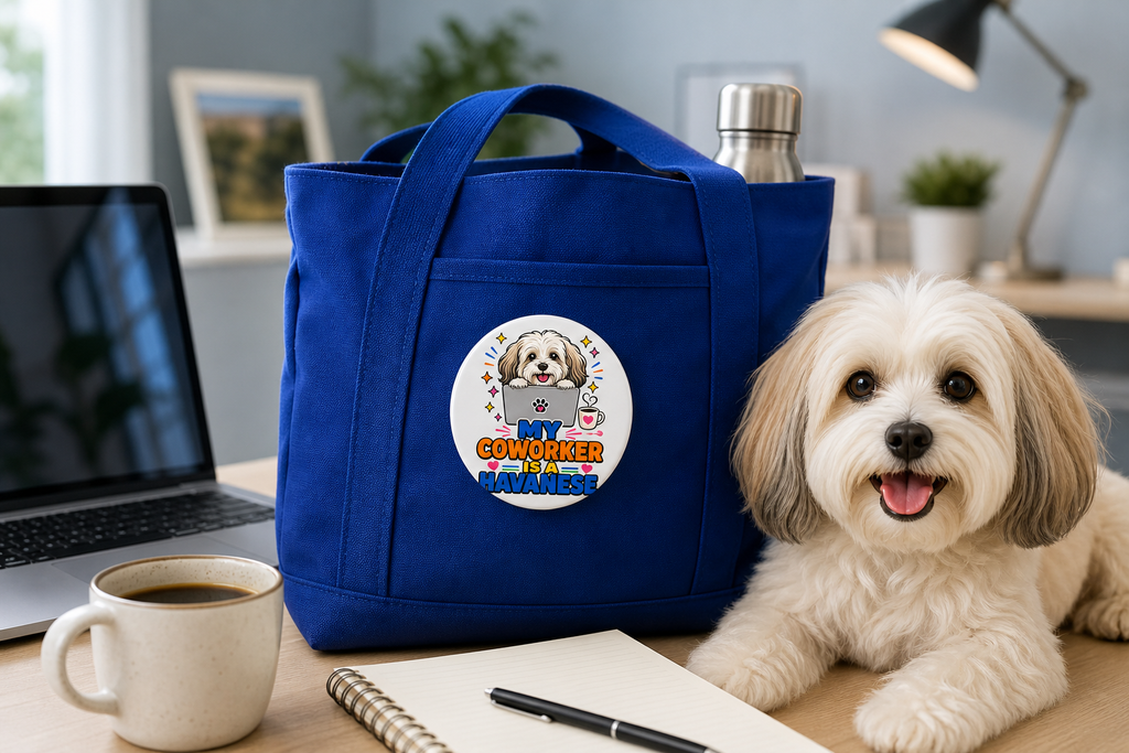 My Coworker Is a Havanese Pin – Work-from-Home Dog Gift