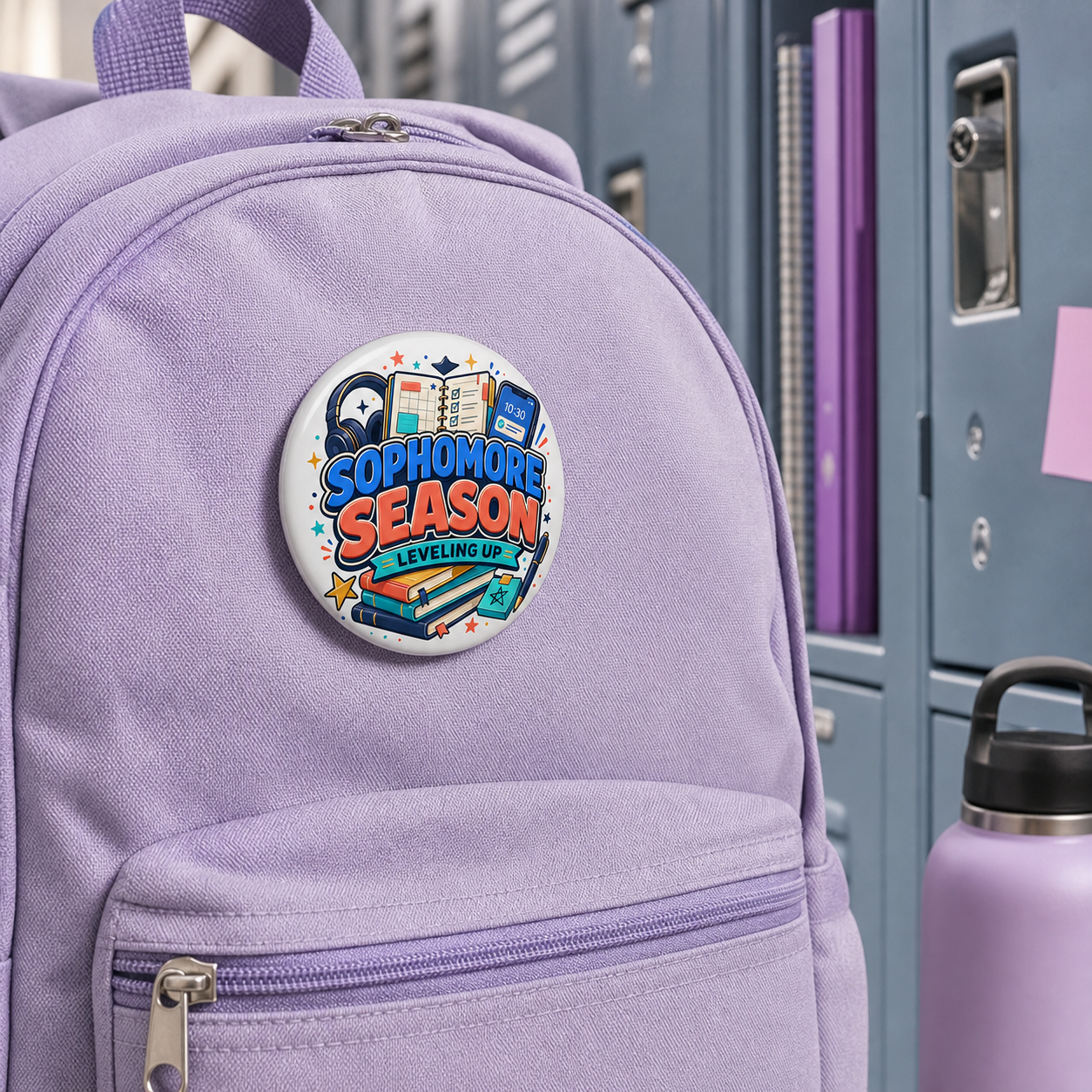 Sophomore Season – Leveling Up School Pin