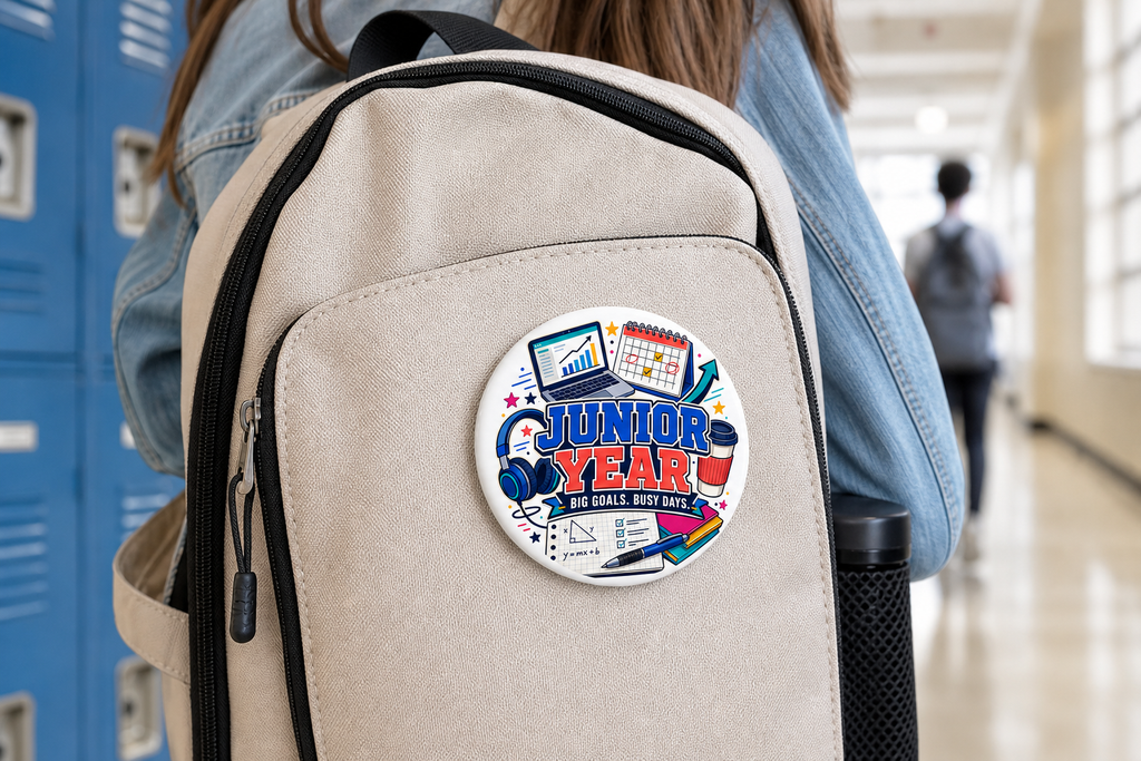 Junior Year – Big Goals, Busy Days School Pin