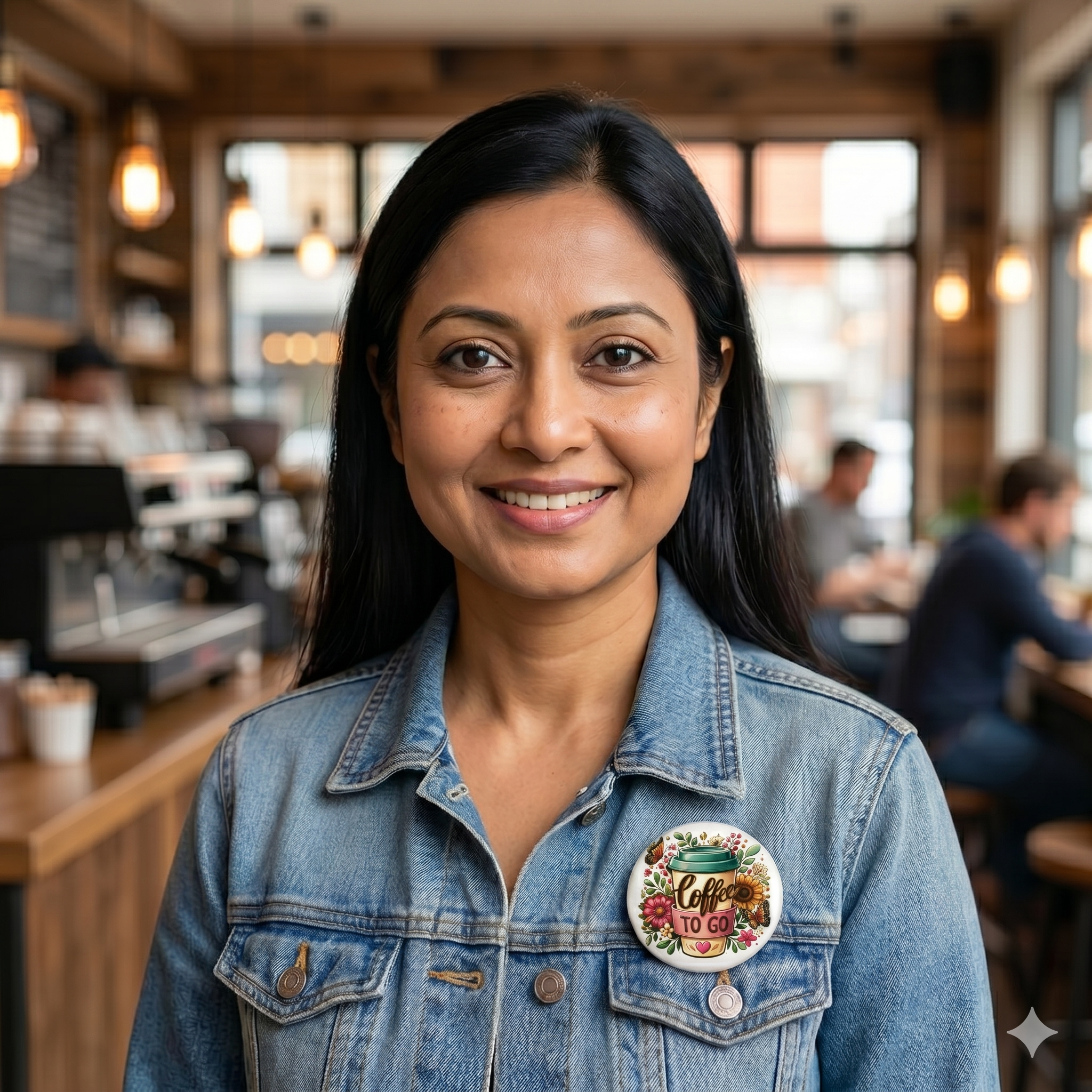 Coffee To Go – Be Kind and Caffeine Lover Pin