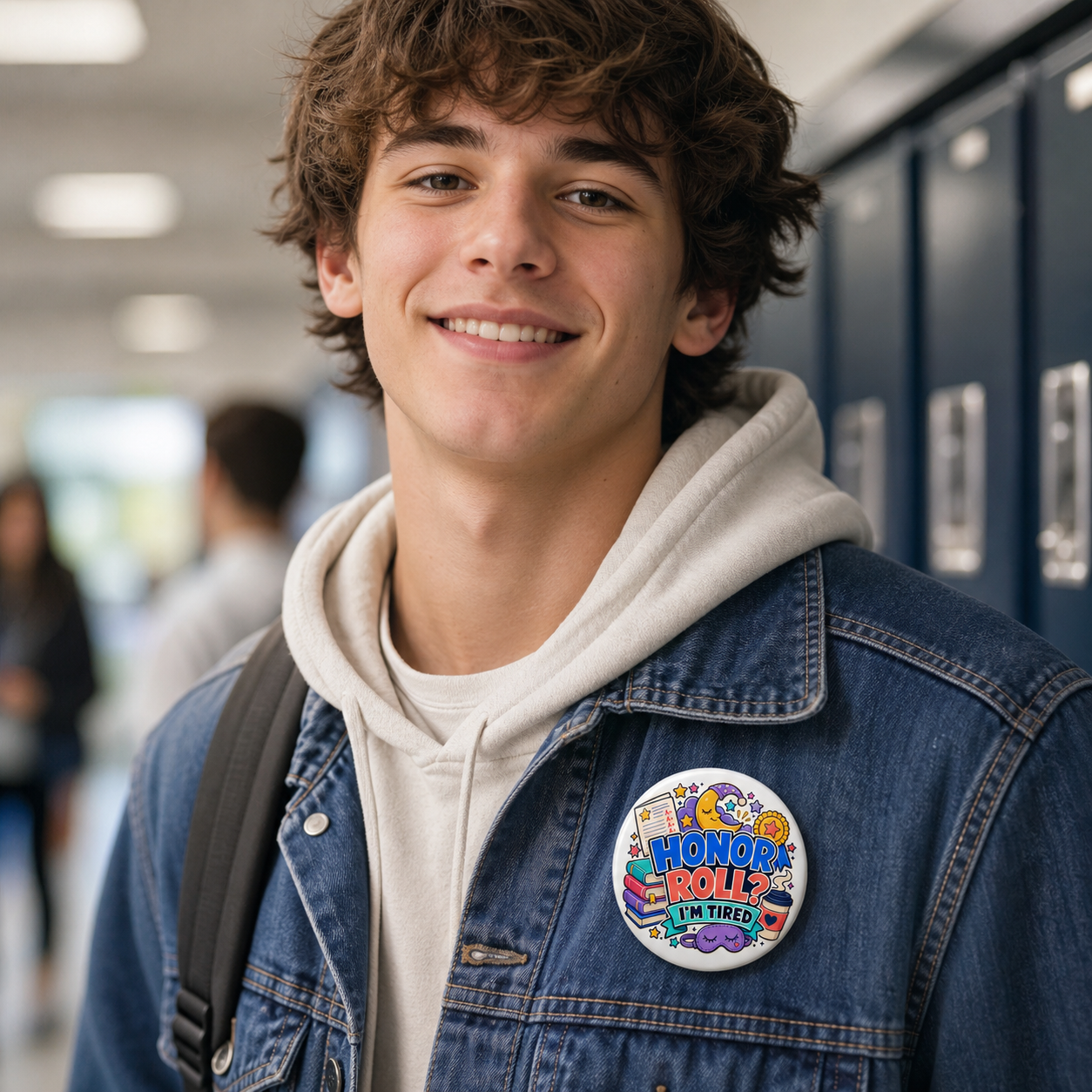 Honor Roll? I'm Tired — Cute School Humor Pin