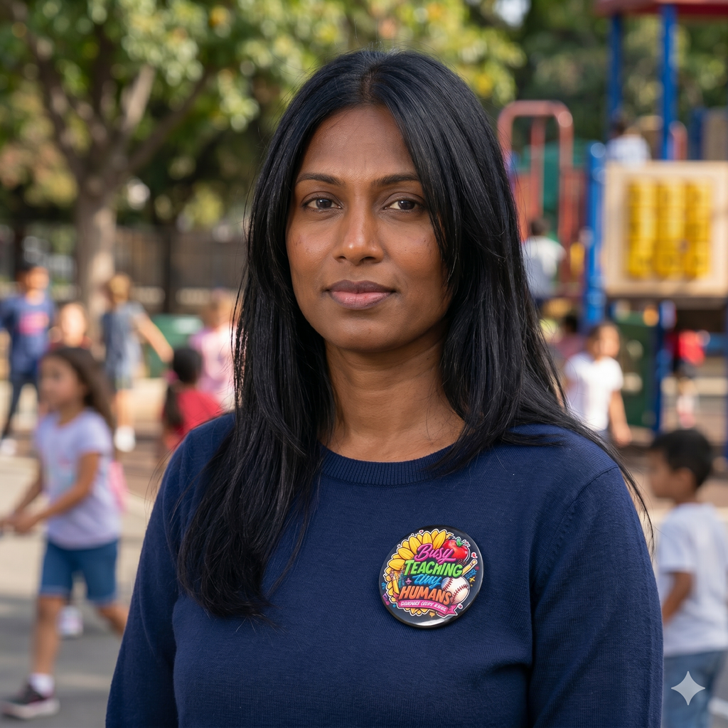 "Busy Teaching Tiny Humans" – Baseball Mom and Teacher Edition