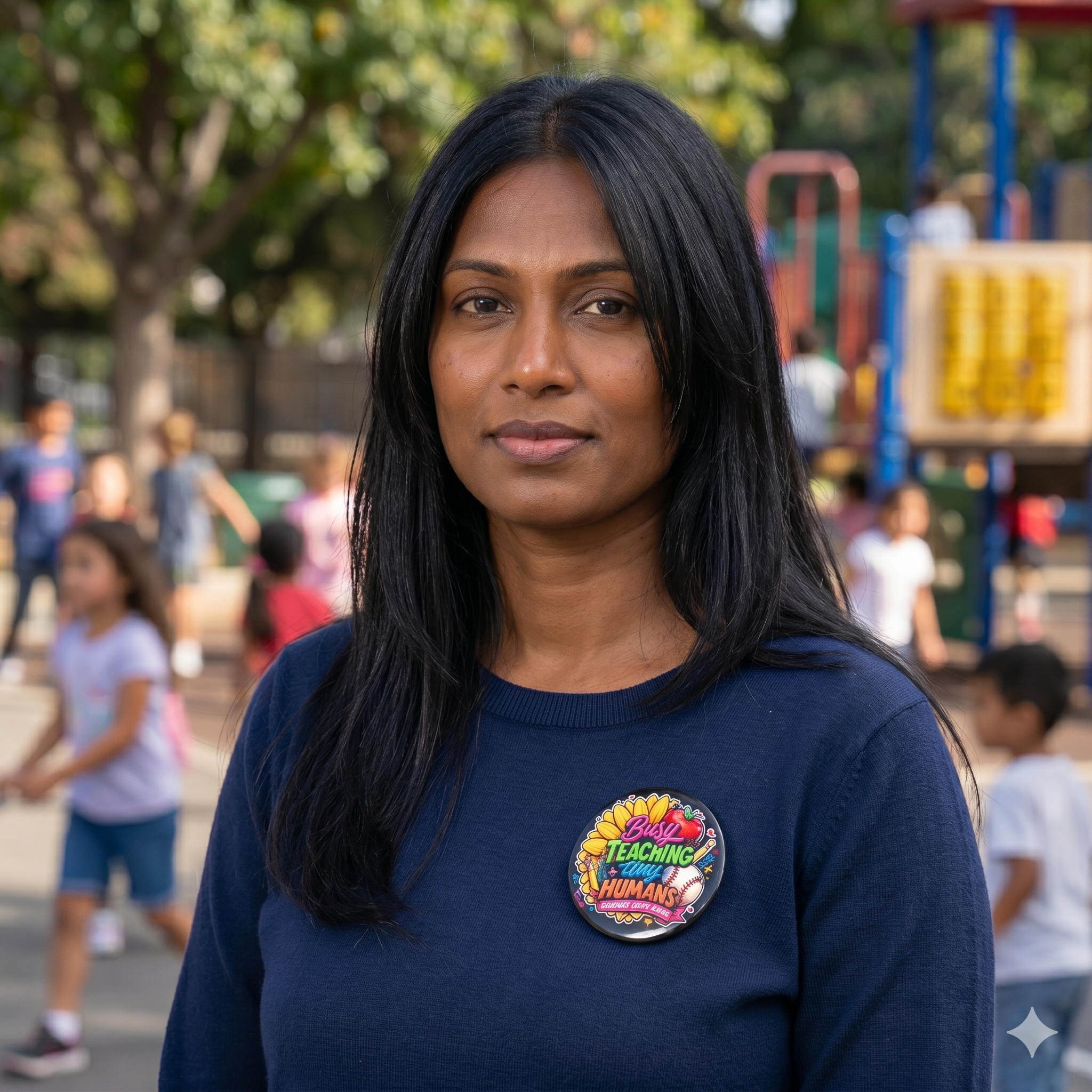 "Busy Teaching Tiny Humans" – Baseball Mom and Teacher Edition