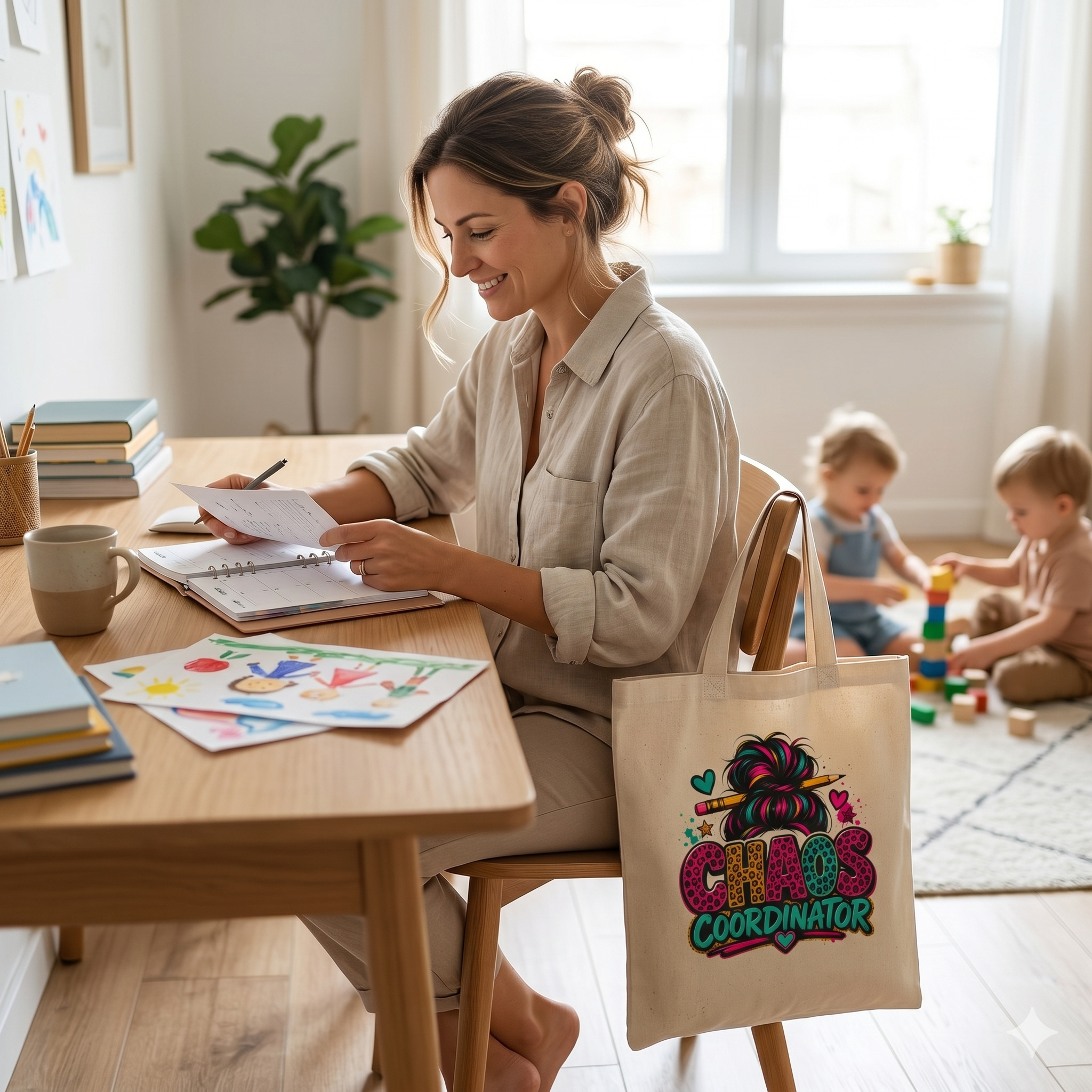 Chaos Coordinator - Cotton Canvas Tote Bag