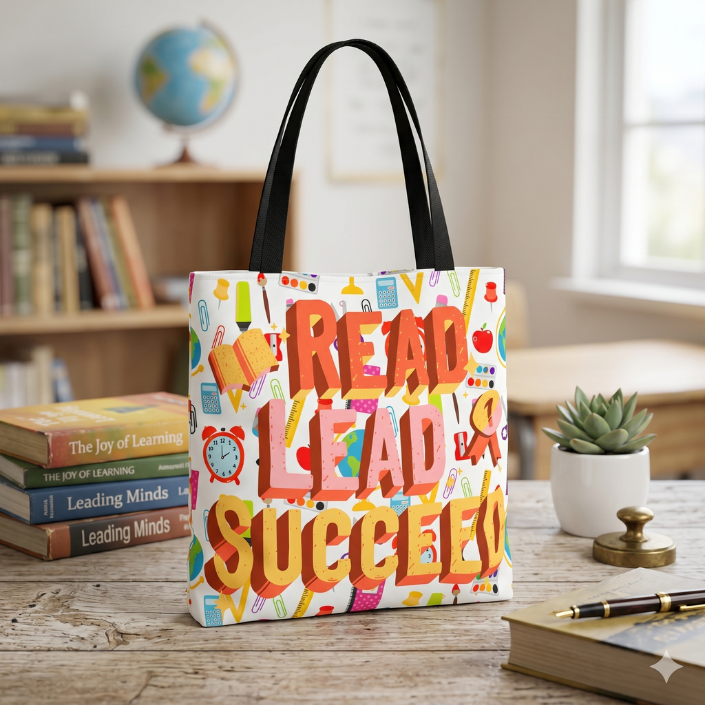 Read Lead to #1 Succeed - Tote Bag (AOP)