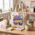 Admin Mama – Funny Office Administrator Gift - Canvas Tote Bag