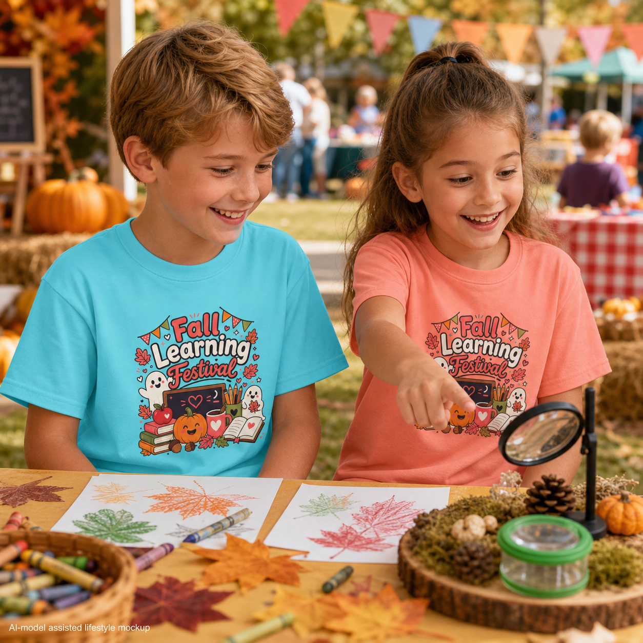 Fall Learning Festival Youth Retro Tee 🍂📚