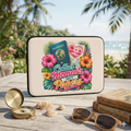 Collect Moments, Not Papers - Sunkissed Peach Laptop and iPad Sleeve