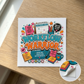 Workflow Warrior Vinyl Sticker – Productivity Planner Decor (Kiss-Cut)