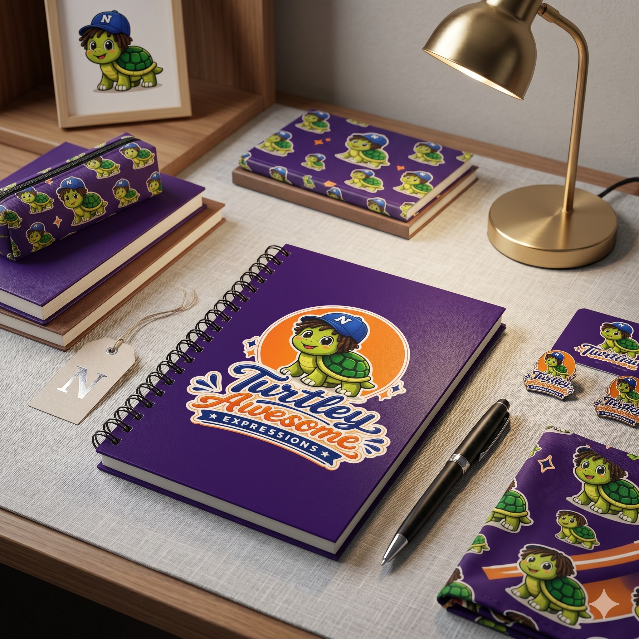 Turtley Awesome Expressions - Decal Vinyl Sticker for Laptops, Water Bottles and Car Windows
