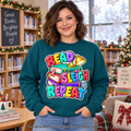 Read, Sleigh, Repeat Christmas Sweatshirt 📚🔔❄️