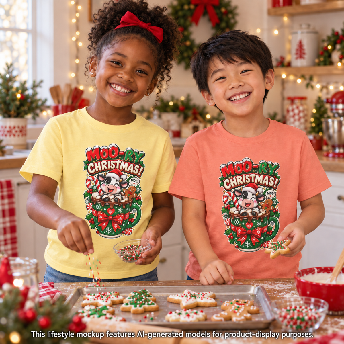 MOO-RY Christmas Youth Tee