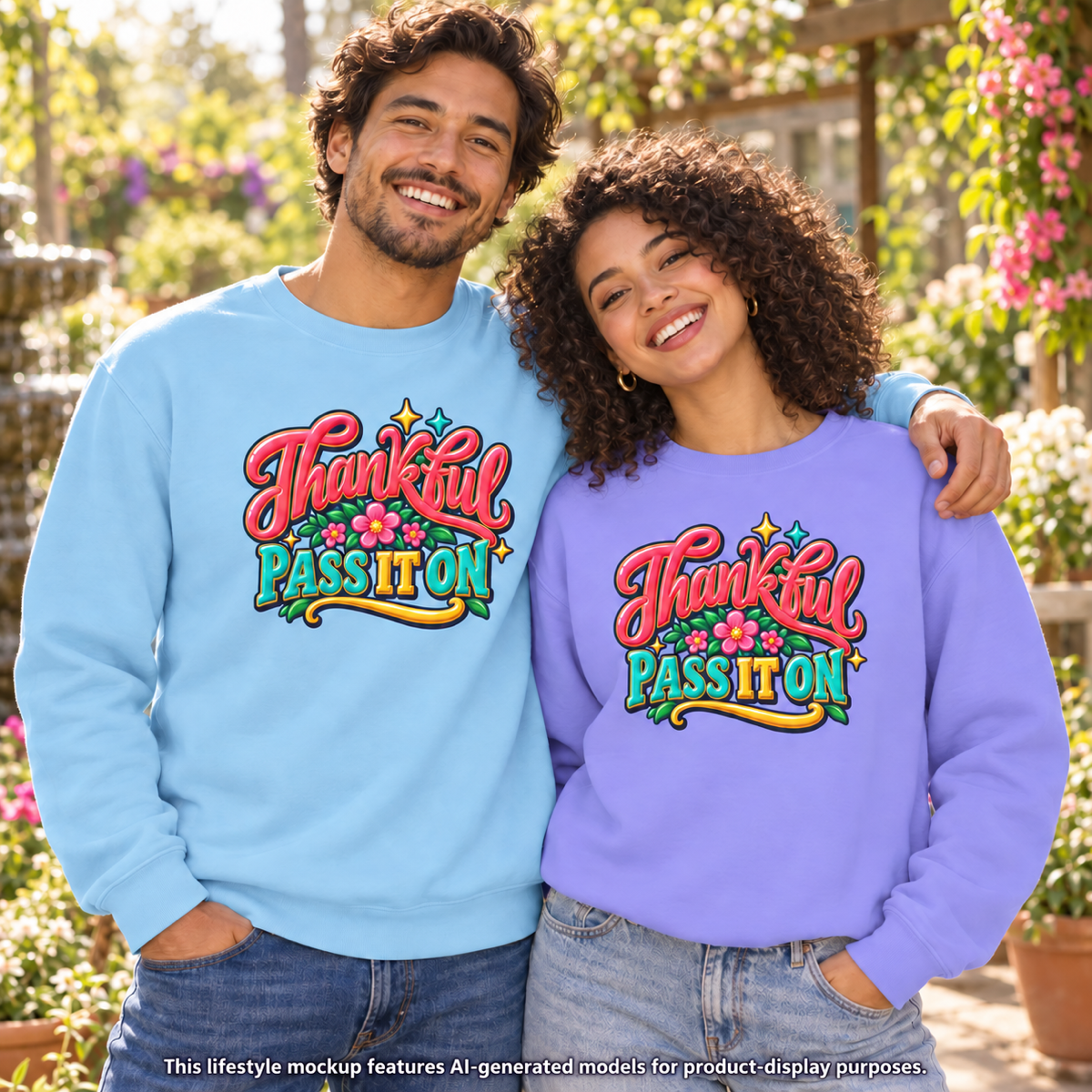 Thankful - Pass It On Sweatshirt