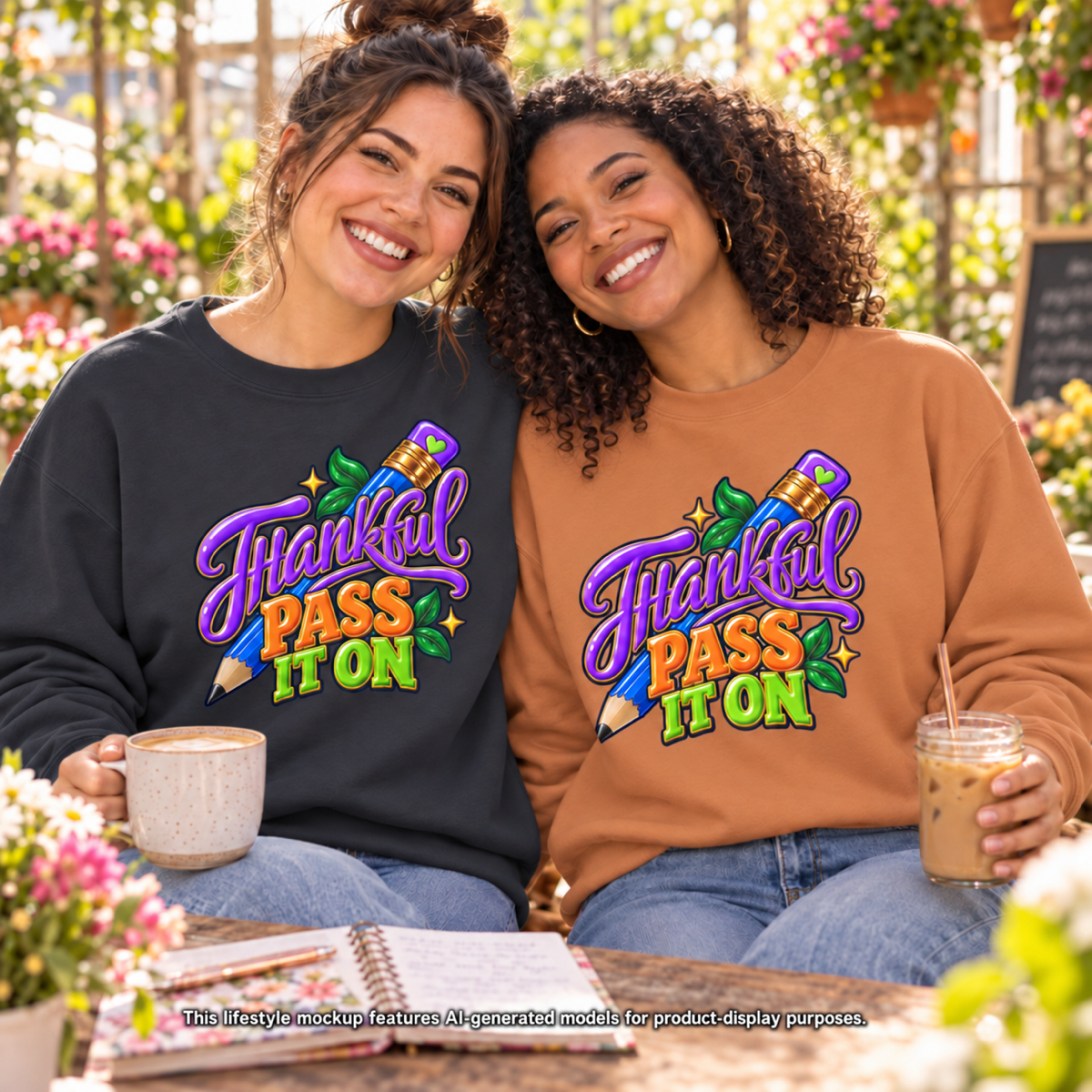 Thankful "Pass It On" Crewneck Sweatshirt