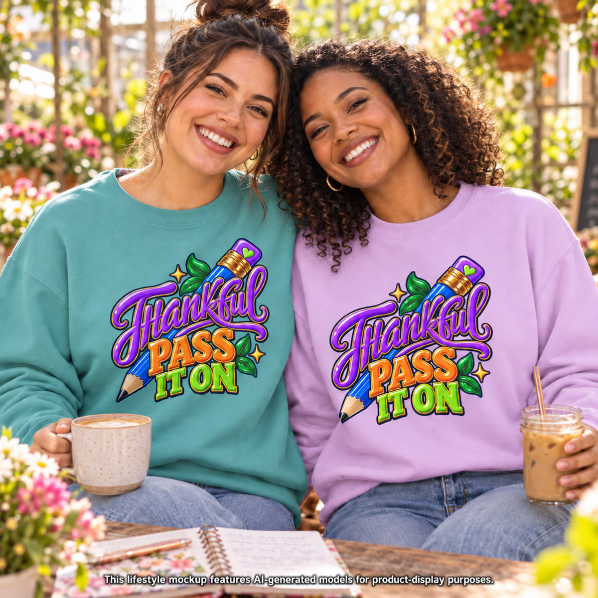 Thankful "Pass It On" Crewneck Sweatshirt
