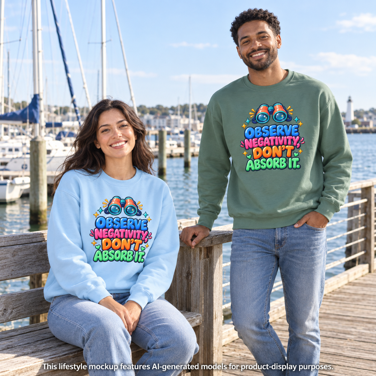 Observe Negativity Don't Absorb It Sweatshirt 🔭
