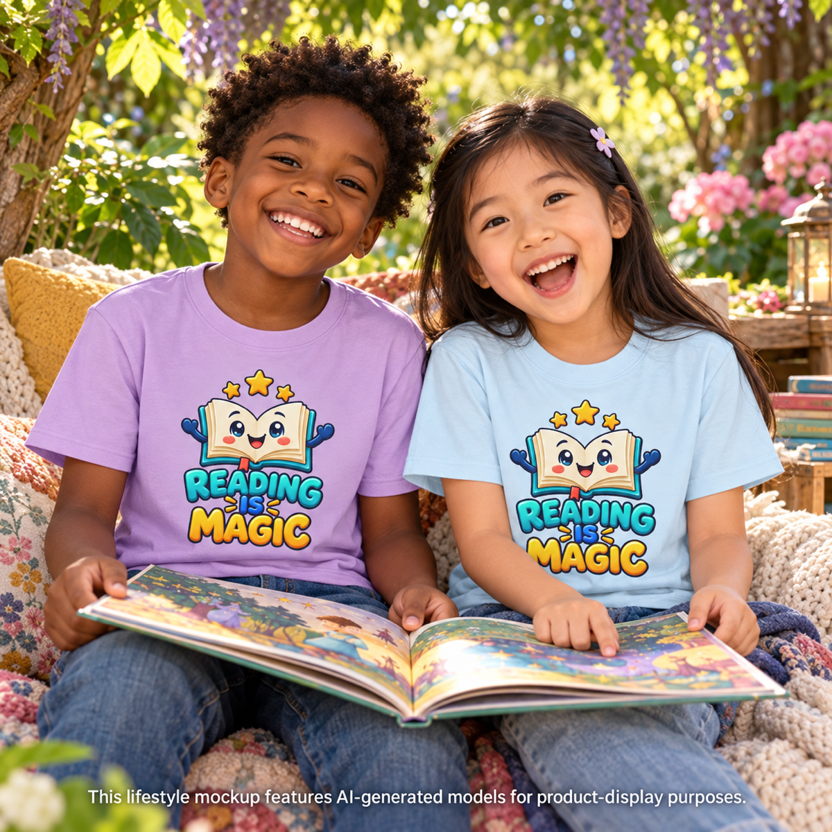 📚 Reading Is Magic Kids Tee