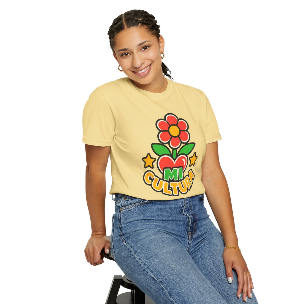 Mi Cultura Latino Heritage Heavyweight Tee 🌺❤️