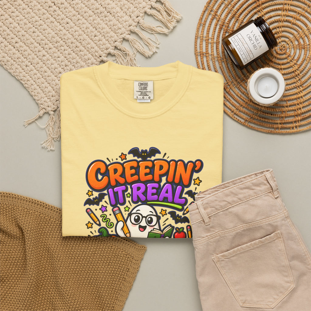 Creepin' It Real in the Classroom Halloween T-Shirt