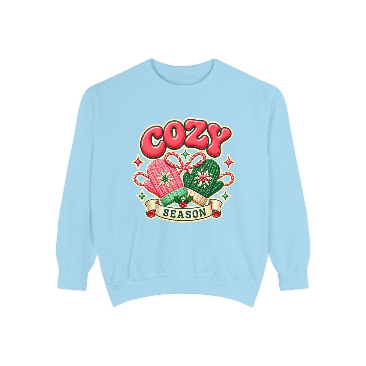Cozy Season Christmas Sweatshirt 🧤🎄☕️