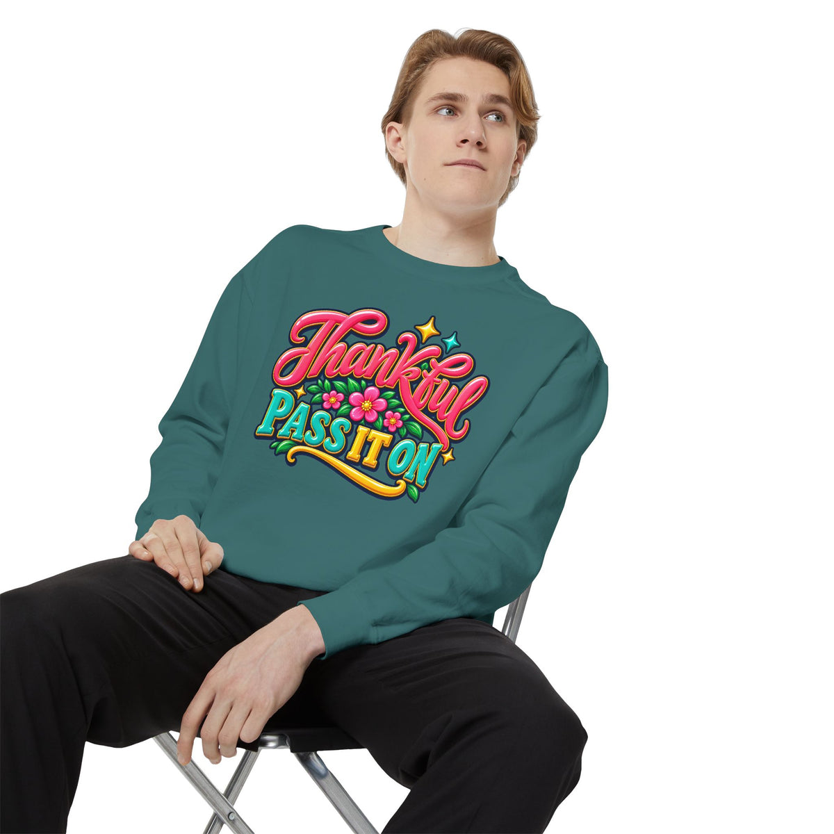 Thankful - Pass It On Sweatshirt