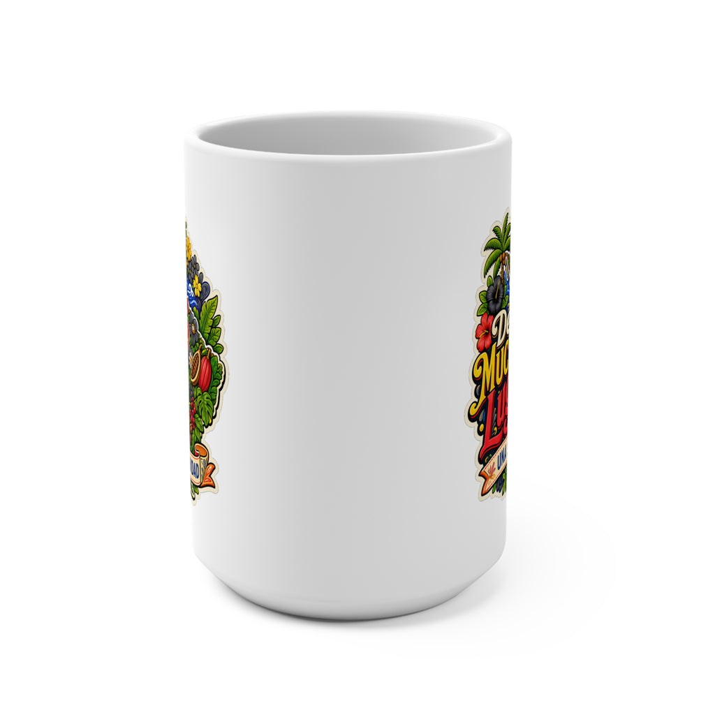 De Muchos Lugares Mug - Una Sola Comunidad Coffee Cup - Latino Heritage Gift for Hispanic Families, Immigrants and Culture Lovers