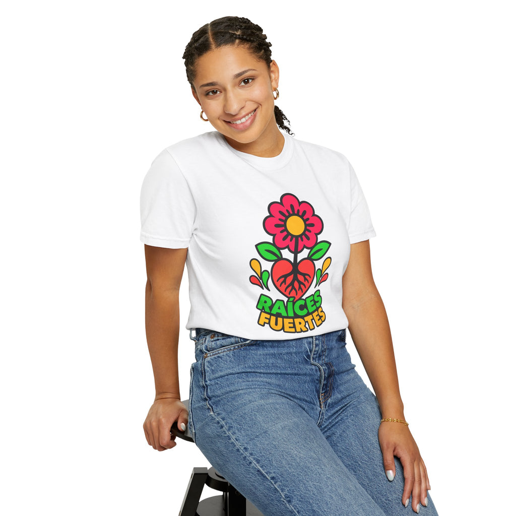 Raíces Fuertes Latino Heritage Heavyweight Tee 🌺❤️