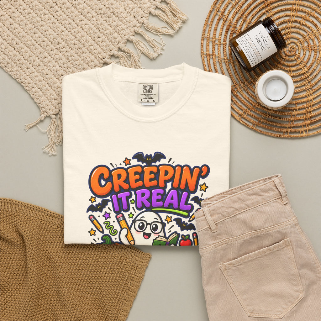 Creepin' It Real in the Classroom Halloween T-Shirt