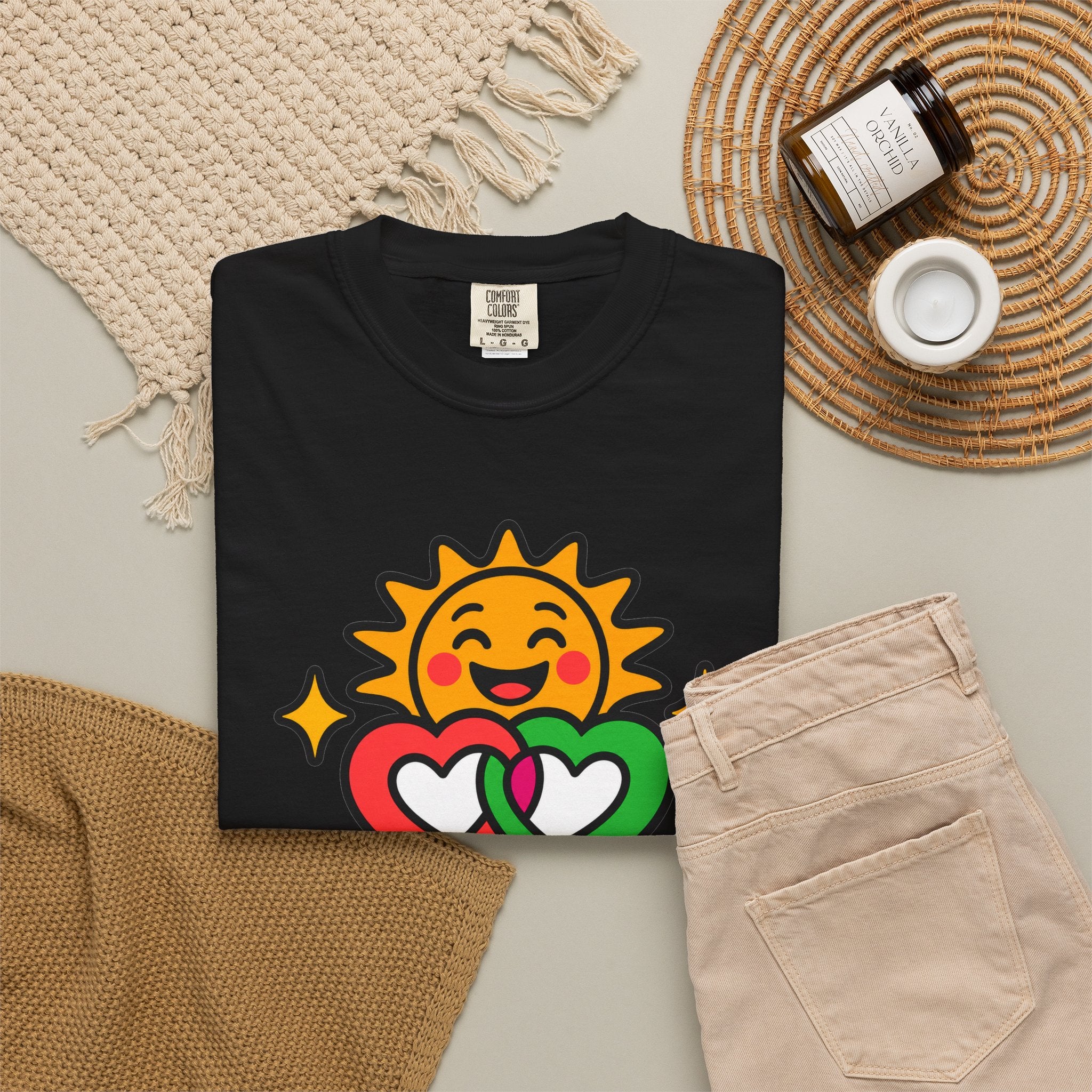 Juntos Brillamos Latino Heritage Heavyweight Tee ☀️❤️