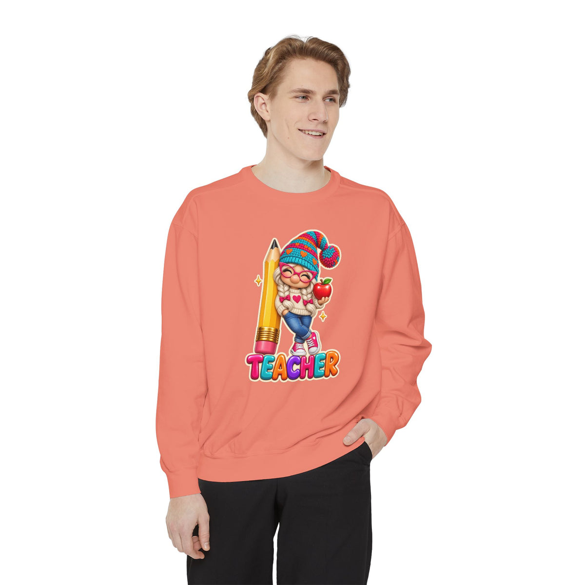 Gnome Teacher Classroom Christmas Holiday Sweatshirt