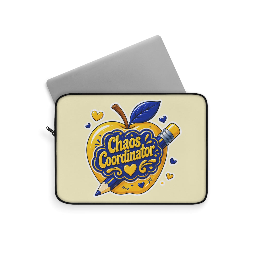 Chaos Coordinator - Moonlight Yellow Apple Laptop and iPad Sleeve