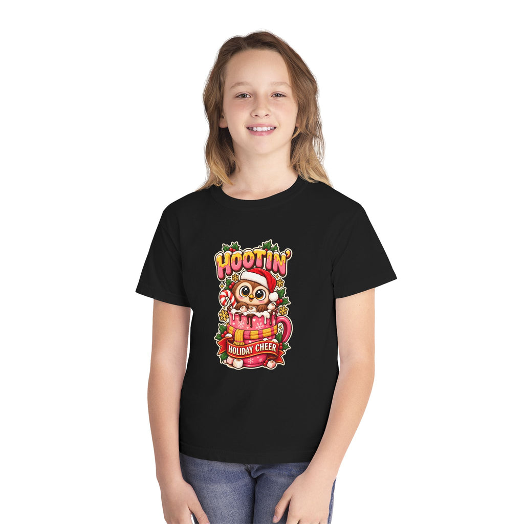 Hootin’ Christmas Cheer Youth Tee