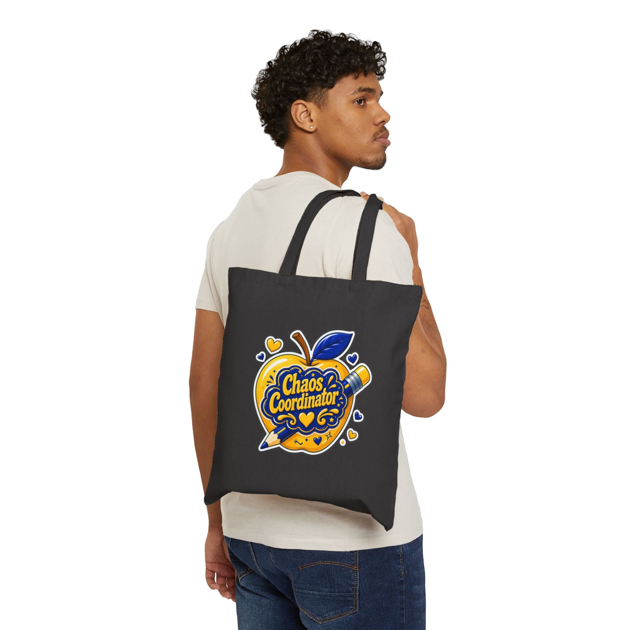 Chaos Coordinator -  Cute Apple Canvas Tote Bag